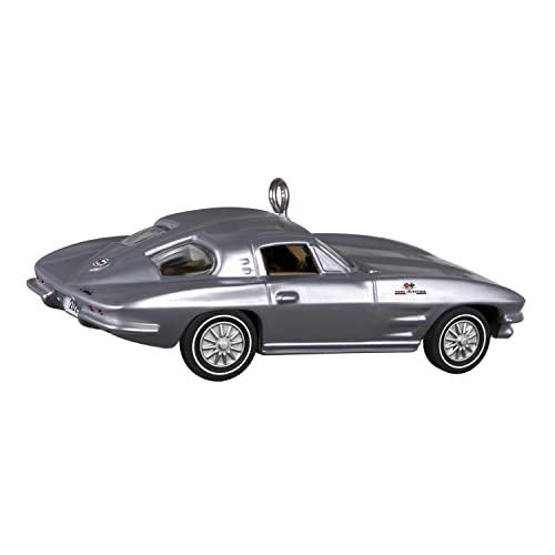 Hallmark Keepsake 0.55" Miniature Christmas Ornament 2022 Year - Dated, Lil?ÇÖ Classic Cars 1963 Chevrolet Corvette Stingray, Mini