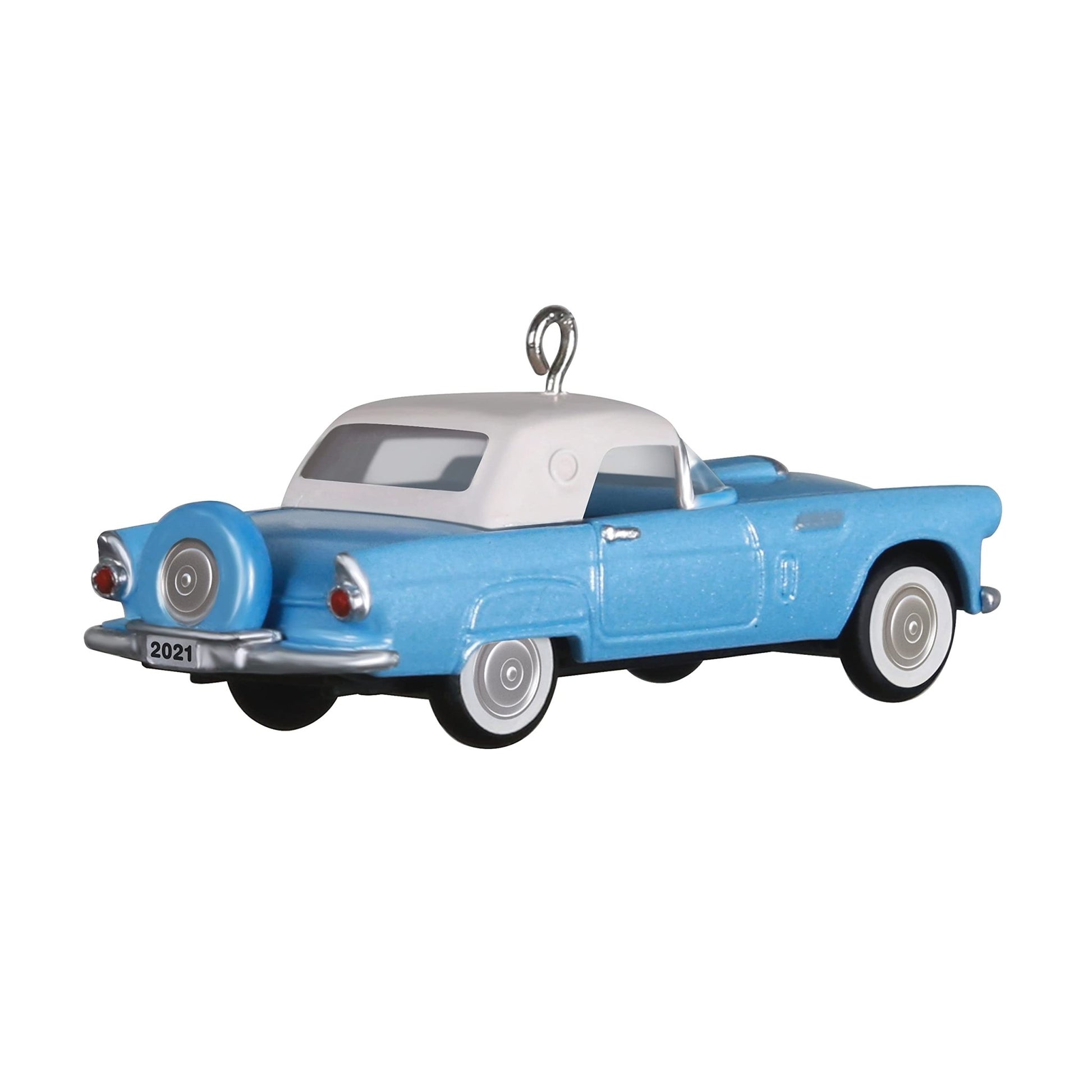 Hallmark Keepsake 0.79" Miniature Christmas Ornament 2021, 1956 Ford Thunderbird Lil' Classic Cars, Mini