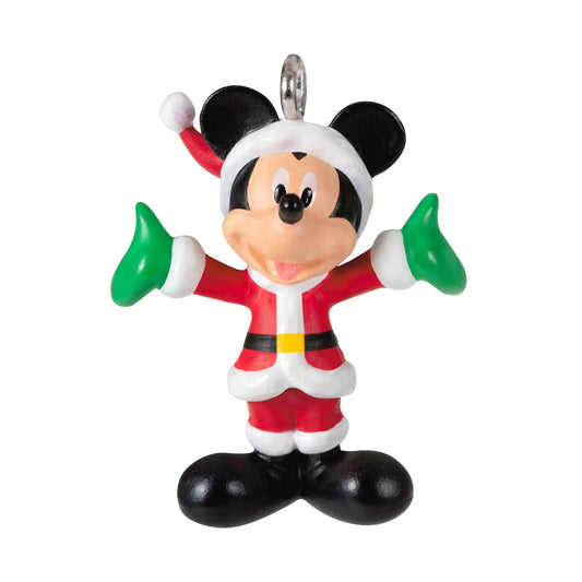 Hallmark Keepsake 0.8" Miniature Christmas Ornament 2021, Disney Mickey Mouse Merry Lil' Mickey, Mini