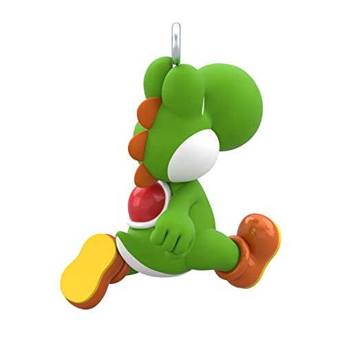 Hallmark Keepsake 0.87" Miniature Christmas Ornament 2022, Nintendo Super Mario Yoshi, Mini