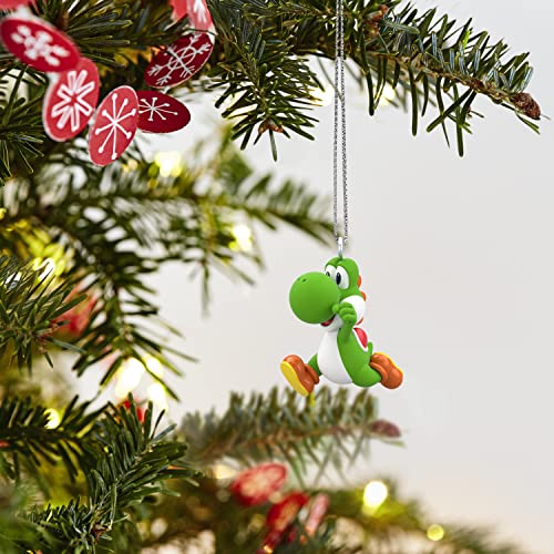 Hallmark Keepsake 0.87" Miniature Christmas Ornament 2022, Nintendo Super Mario Yoshi, Mini