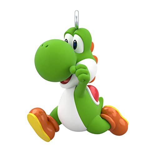 Hallmark Keepsake 0.87" Miniature Christmas Ornament 2022, Nintendo Super Mario Yoshi, Mini