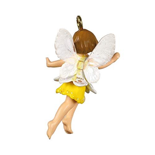 Hallmark Keepsake 1" Miniature Christmas Ornament 2021, Dainty Daffodil Fairy, Mini