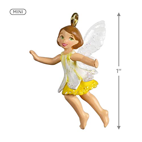 Hallmark Keepsake 1" Miniature Christmas Ornament 2021, Dainty Daffodil Fairy, Mini