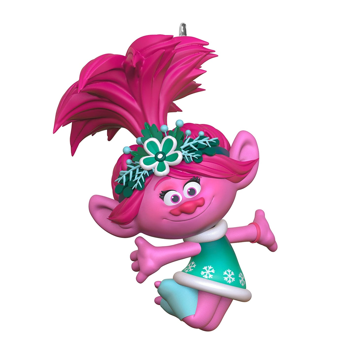 Hallmark Keepsake 1" Miniature Christmas Ornament 2021, DreamWorks Animation Trolls Holiday in Harmony Poppy, Mini