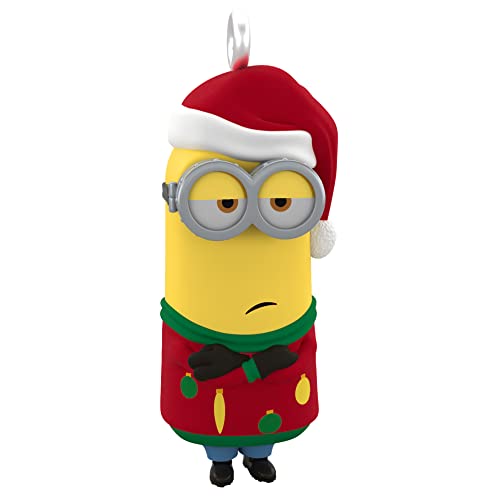 Hallmark Keepsake 1" Miniature Christmas Ornament 2022, Minions: The Rise of Gru, A Tiny Bit Festive Mini Ornament