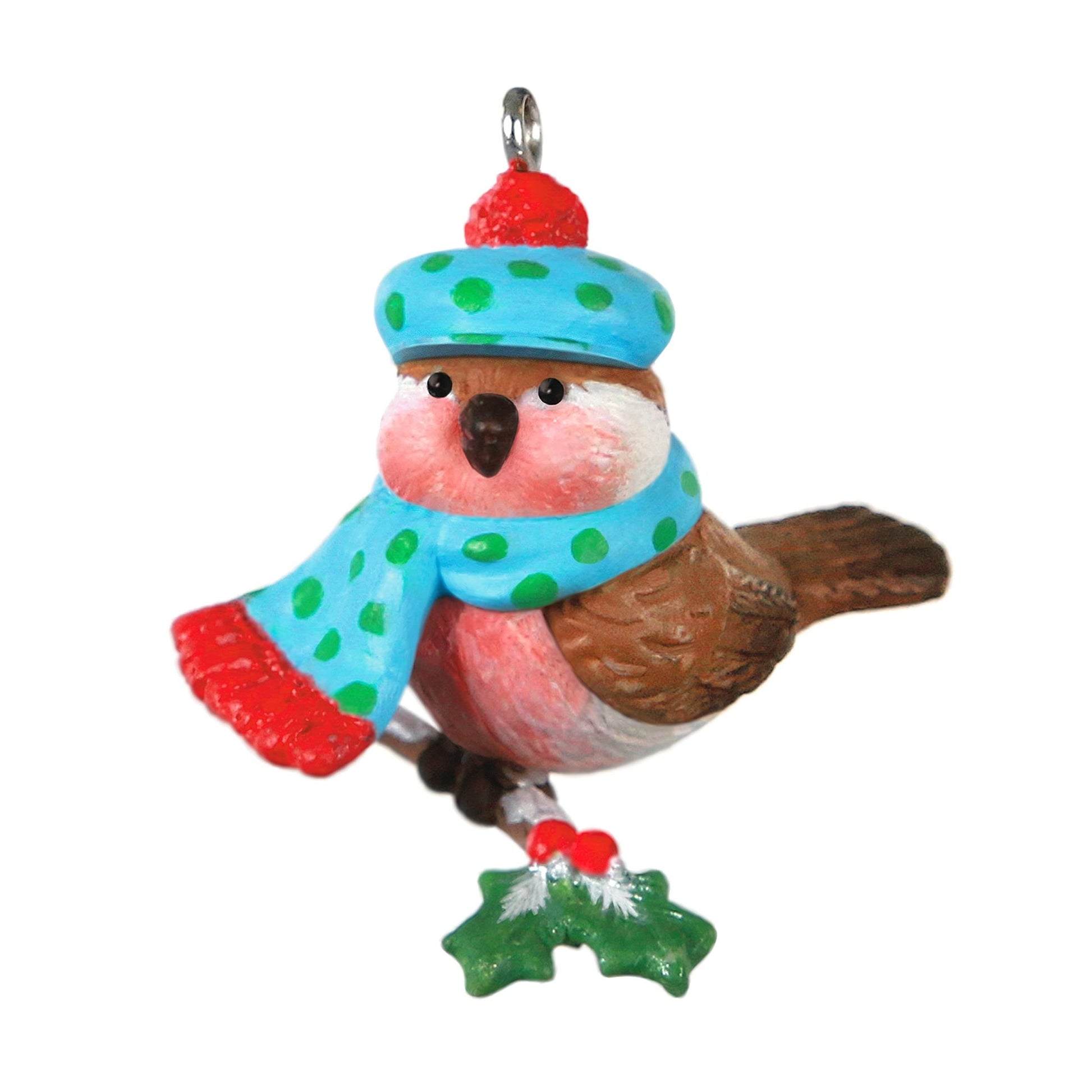 Hallmark Keepsake 1.2" Miniature Christmas Ornament 2021, Cozy Lil' Critters Bird, Mini