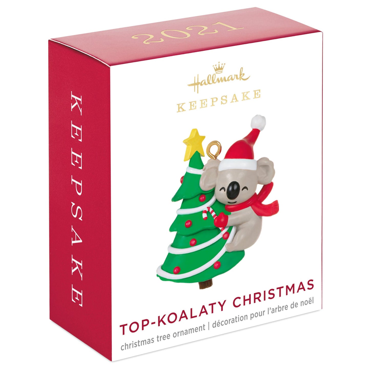 Hallmark Keepsake 1.2" Miniature Christmas Ornament 2021, Top - Koalaty, Mini