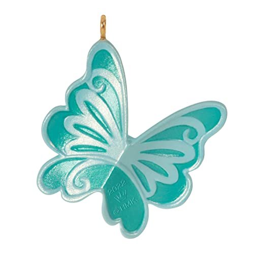 Hallmark Keepsake 1.2" Miniature Christmas Ornament 2022, Bitty Blue Butterfly