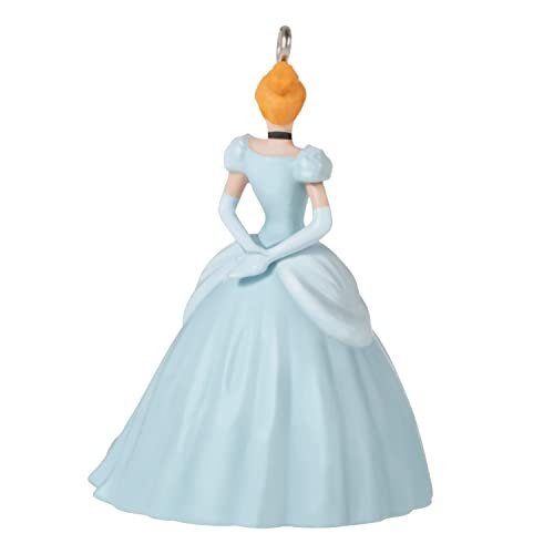 Hallmark Keepsake 1.25" Miniature Christmas Ornament 2022, Disney Cinderella A Beauty in Blue, Mini