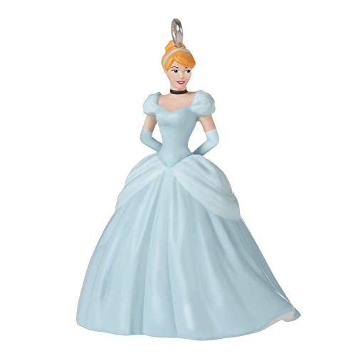 Hallmark Keepsake 1.25" Miniature Christmas Ornament 2022, Disney Cinderella A Beauty in Blue, Mini