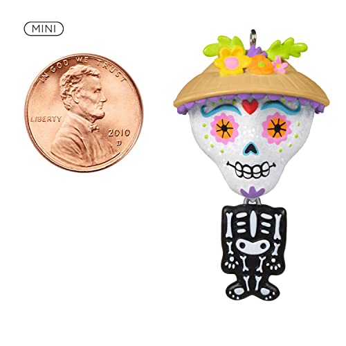 Hallmark Keepsake 1.69" Miniature Halloween Ornament 2022, Sweet Sugar Skull, Mini