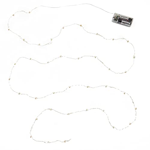 Hallmark Keepsake 2021, Decorative Pearls 30 - Light Christmas String Lights, 9.8