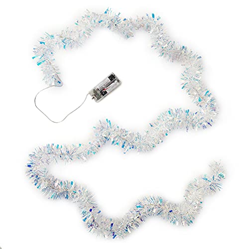 Hallmark Keepsake 2021, Decorative Tinsel 30 - Light Christmas String Lights, 9.5'