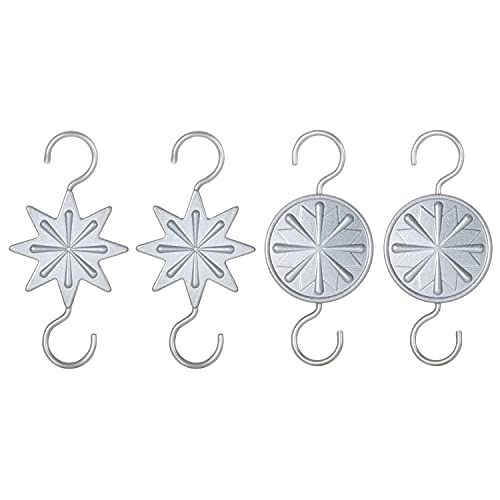 Hallmark Keepsake 2021, Miniature Star Metal Ornament Hooks, Pack of 4