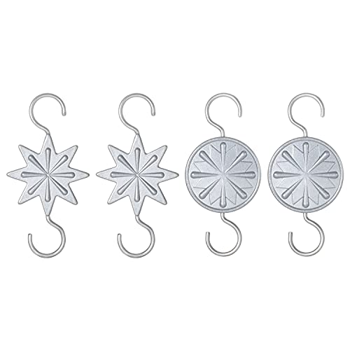 Hallmark Keepsake 2021, Miniature Star Metal Ornament Hooks, Pack of 4