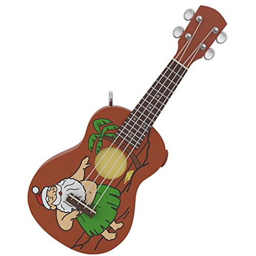 Hallmark Keepsake 2.91" Miniature Christmas Ornament 2022, Lil' Ukulele with Music, Mini