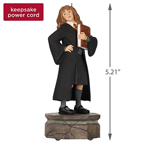 Hallmark Keepsake Christmas 2019 Year Dated Harry Potter Collection Hermione Granger Ornament with Light and Sound