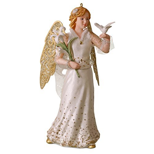 Hallmark Keepsake Christmas Ornament 2018 Year Dated, Christmas Angels Peace