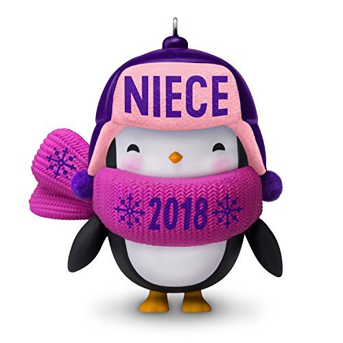 Hallmark Keepsake Christmas Ornament 2018 Year Dated, Niece Penguin