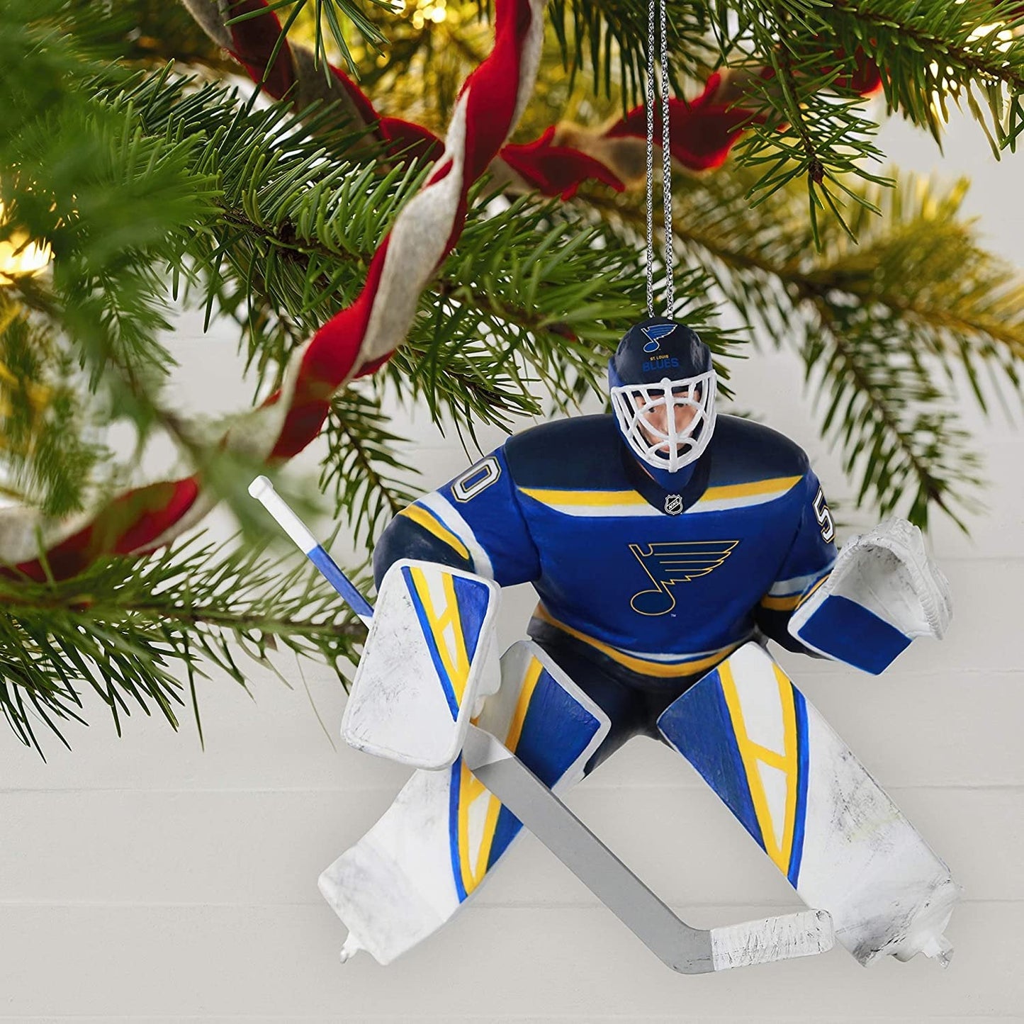 Hallmark Keepsake Christmas Ornament 2020, NHL St. Louis Blues Jordan Binnington