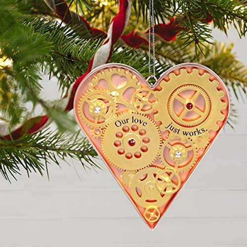 Hallmark Keepsake Christmas Ornament 2020 Our Love Just Works Gears Heart Metal