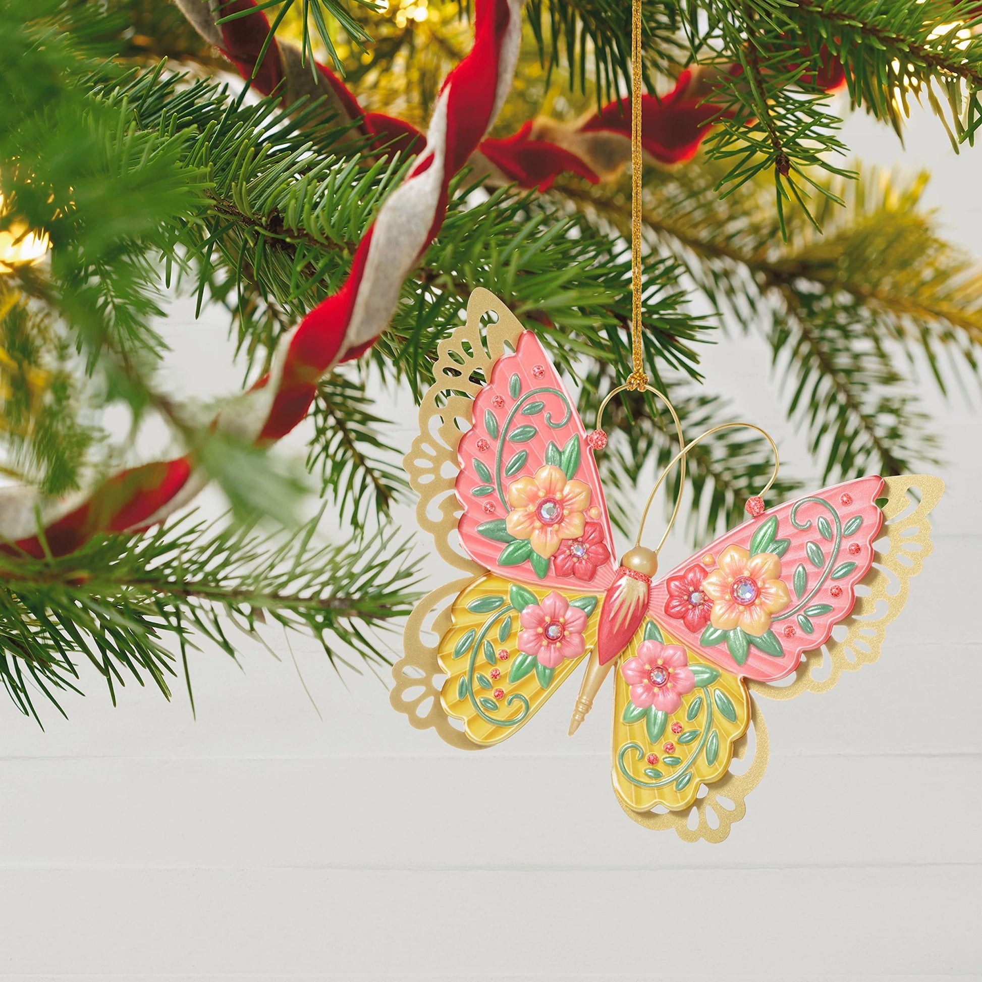 Hallmark Keepsake Christmas Ornament 2021, Brilliant Butterflies