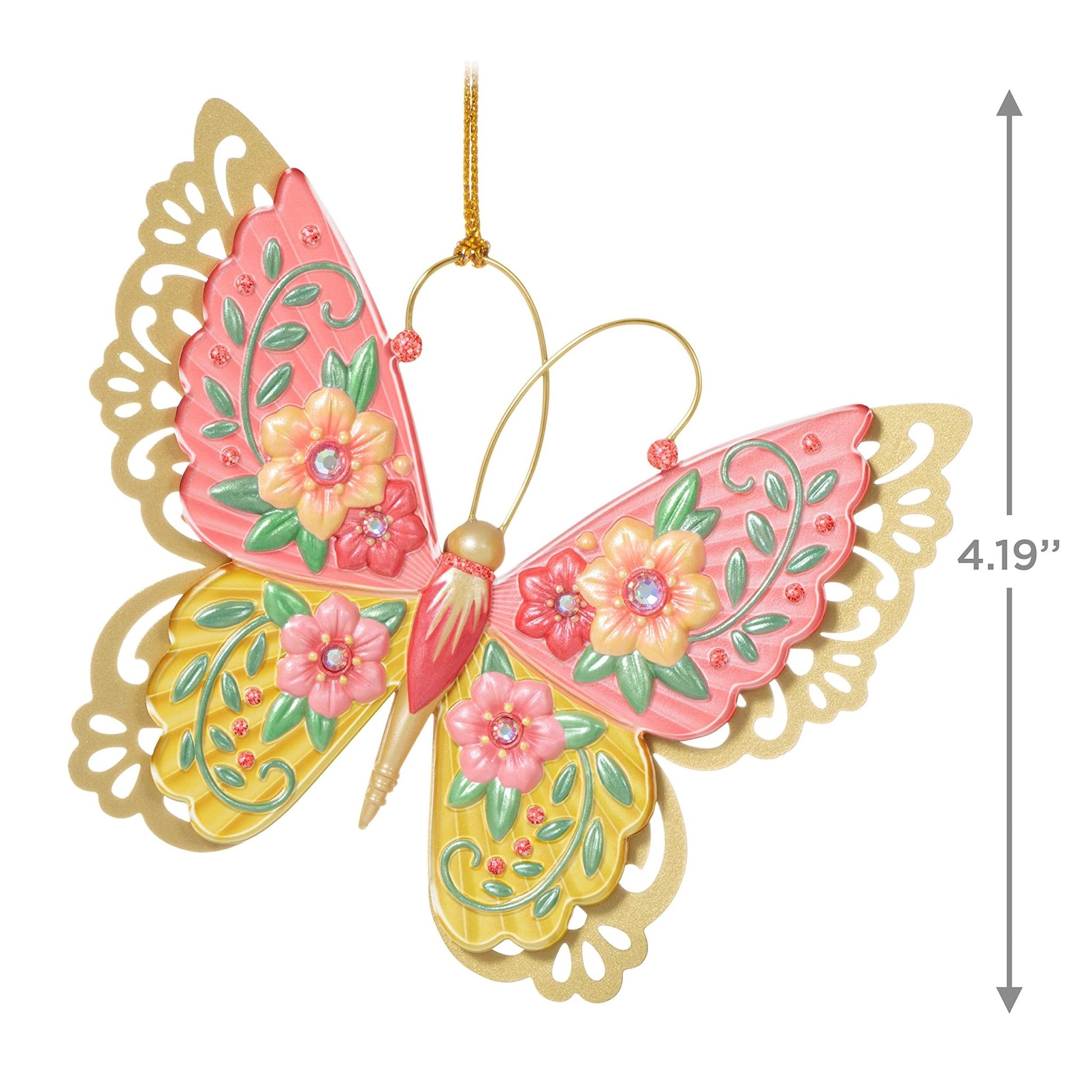 Hallmark Keepsake Christmas Ornament 2021, Brilliant Butterflies