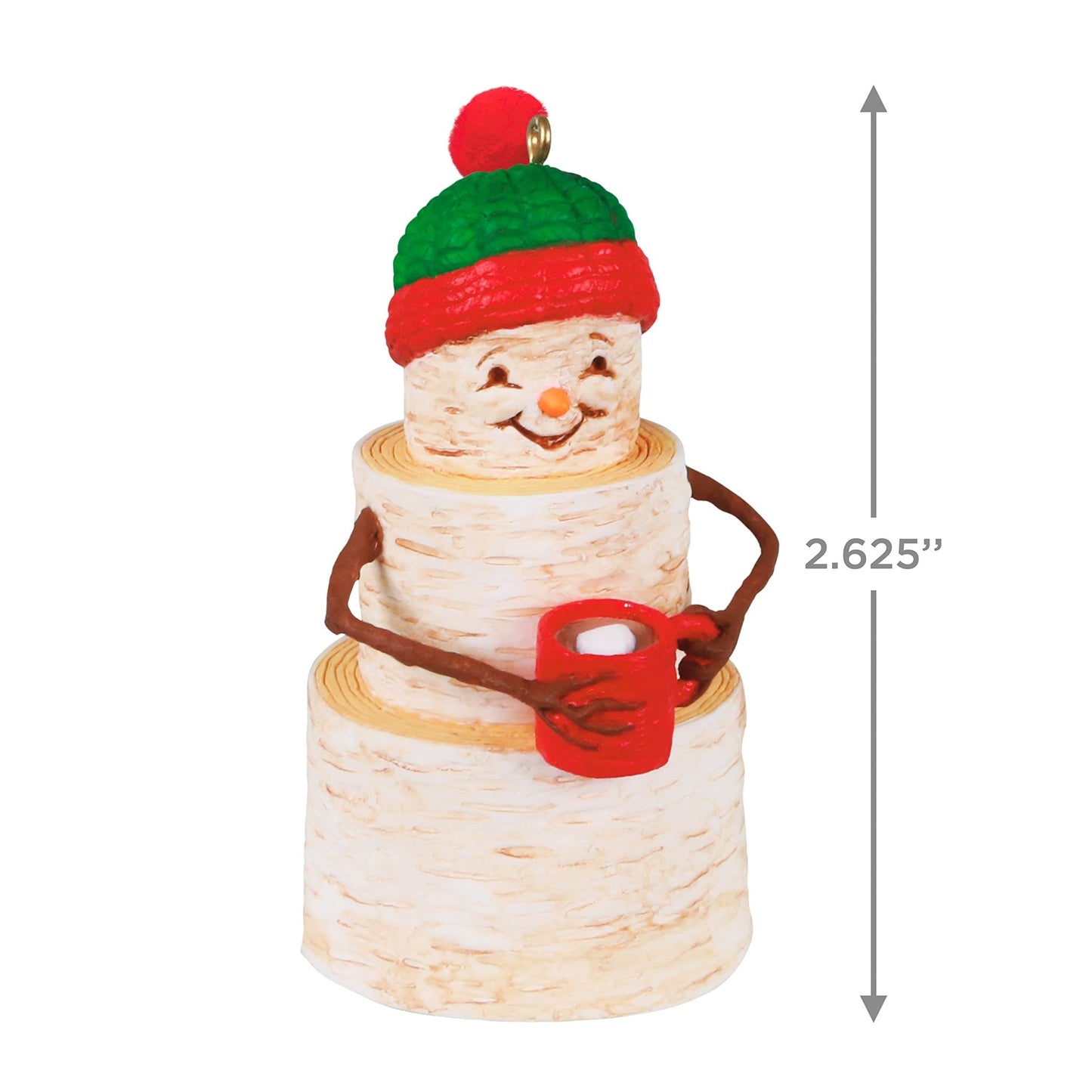 Hallmark Keepsake Christmas Ornament 2021, Cozy Birch Snowman