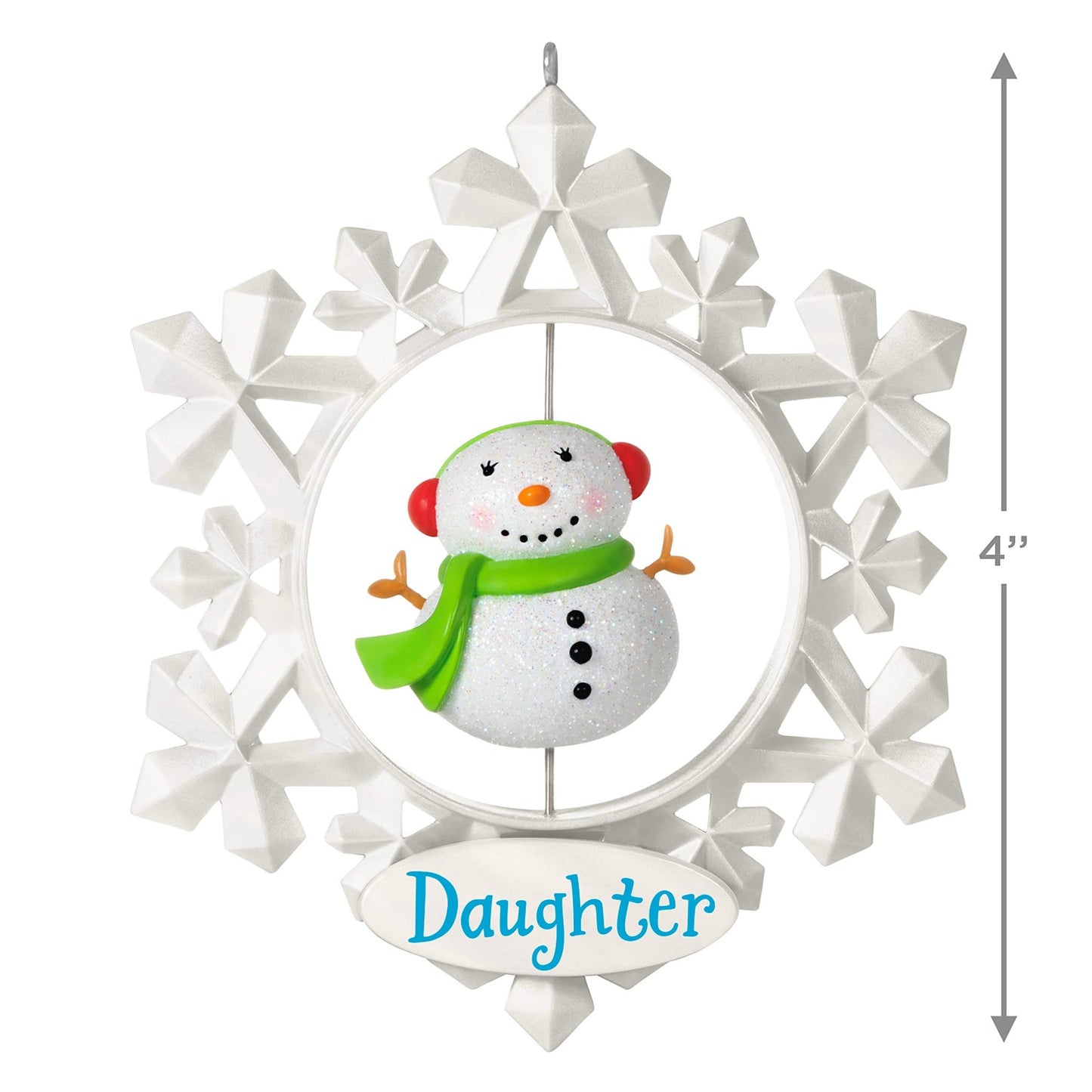 Hallmark Keepsake Christmas Ornament 2021, Daughter Snowflake