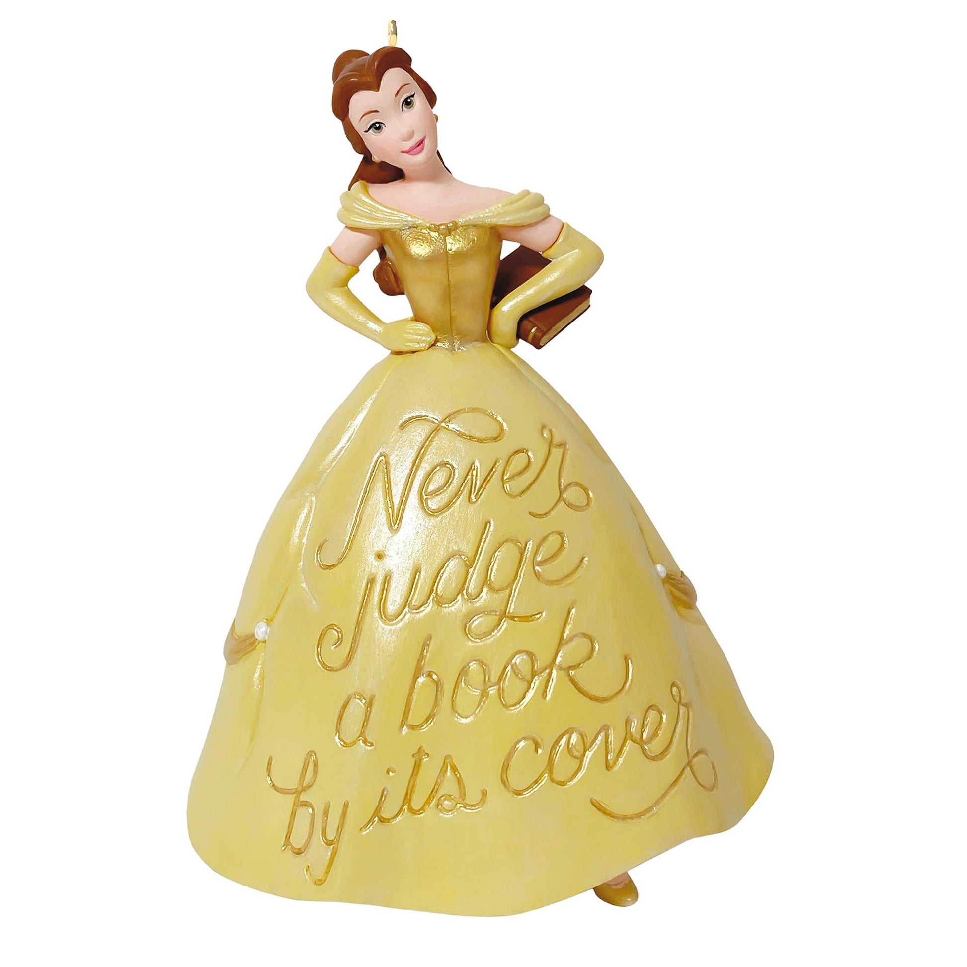 Hallmark Keepsake Christmas Ornament 2021, Disney Beauty and The Beast Book Lover Belle