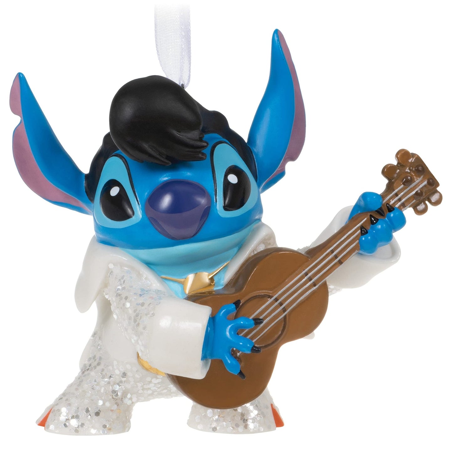 Hallmark Keepsake Christmas Ornament 2021, Disney Lilo & Stitch Rockstar Stitch, Porcelain