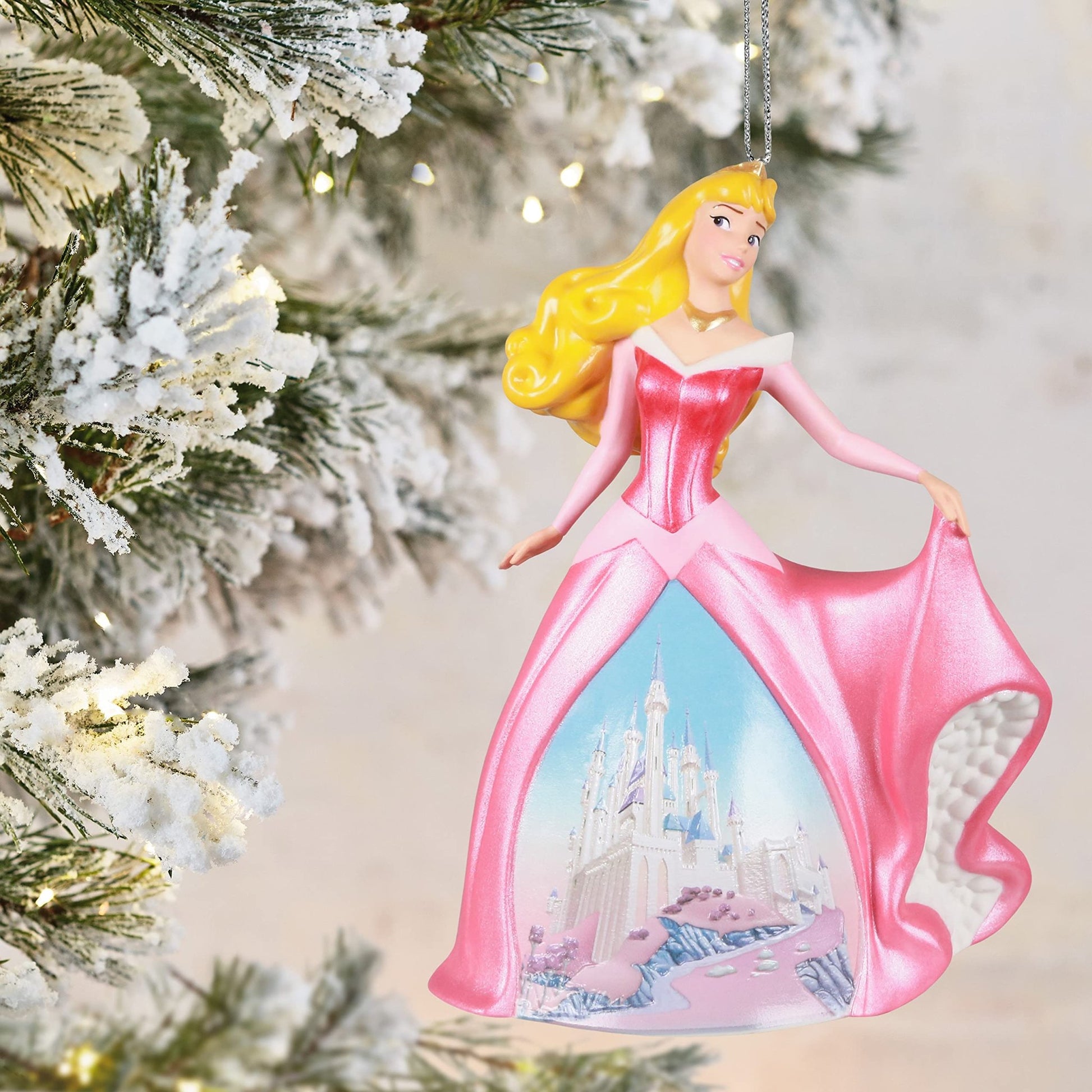 Hallmark Keepsake Christmas Ornament 2021, Disney Princess Celebration Aurora, Porcelain