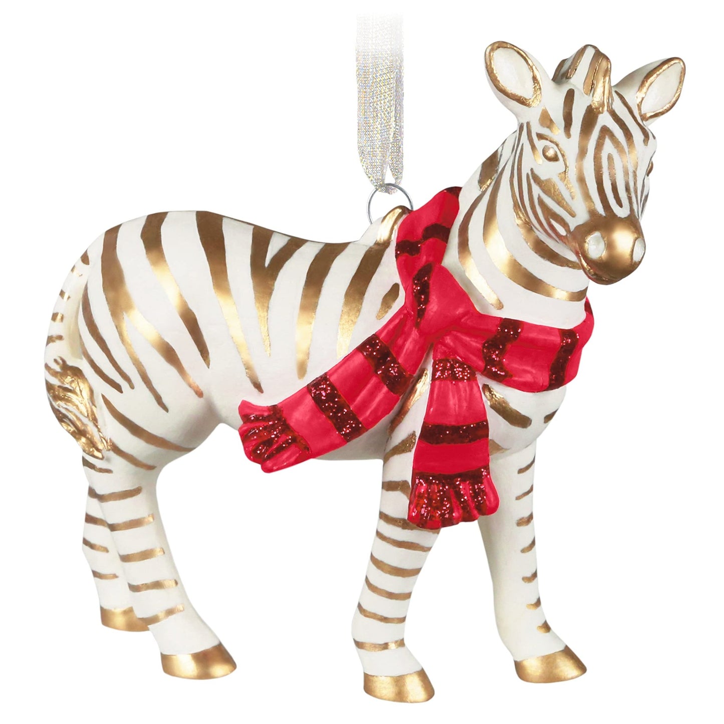 Hallmark Keepsake Christmas Ornament 2021, Elegant Zebra, Porcelain