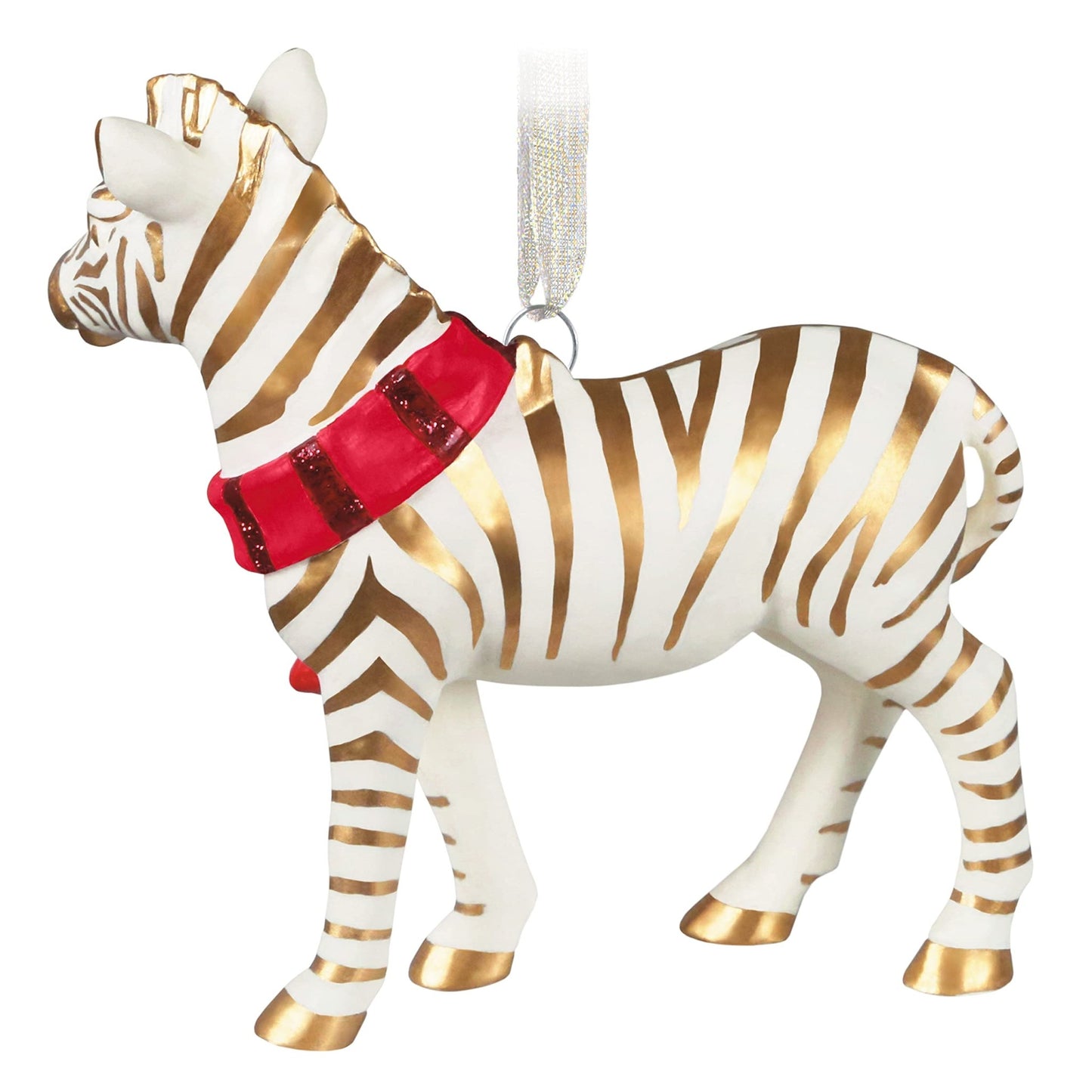 Hallmark Keepsake Christmas Ornament 2021, Elegant Zebra, Porcelain