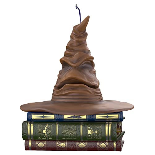 Hallmark Keepsake Christmas Ornament 2021, Harry Potter Sorting Hat with Sound and Motion