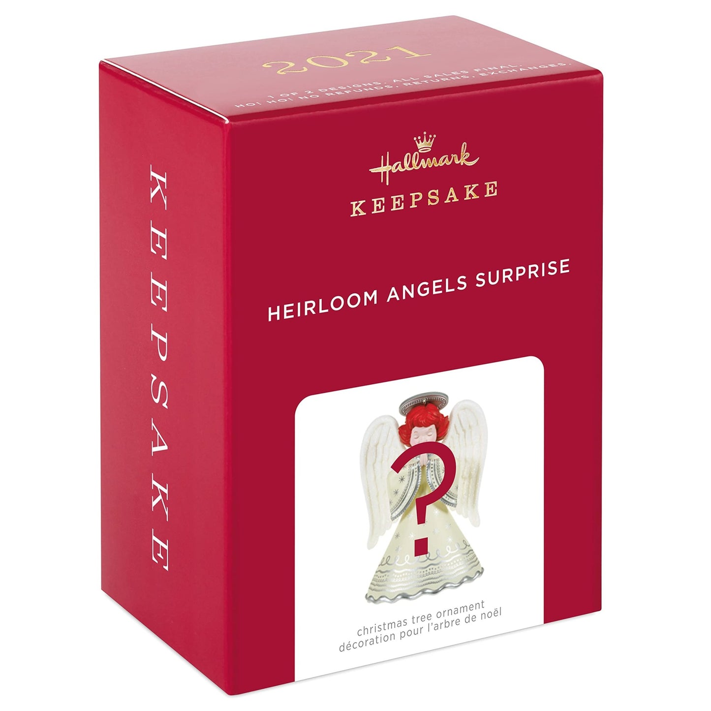 Hallmark Keepsake Christmas Ornament 2021, Heirloom Angels Surprise Mystery Box