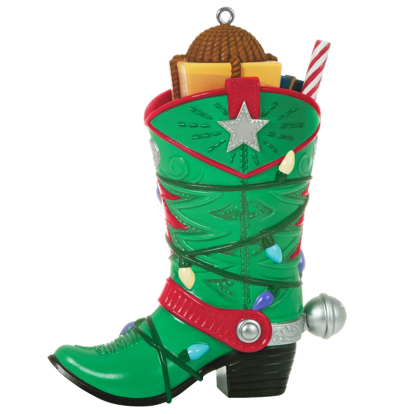 Hallmark Keepsake Christmas Ornament 2021, Lights to Boot Cowboy Boot