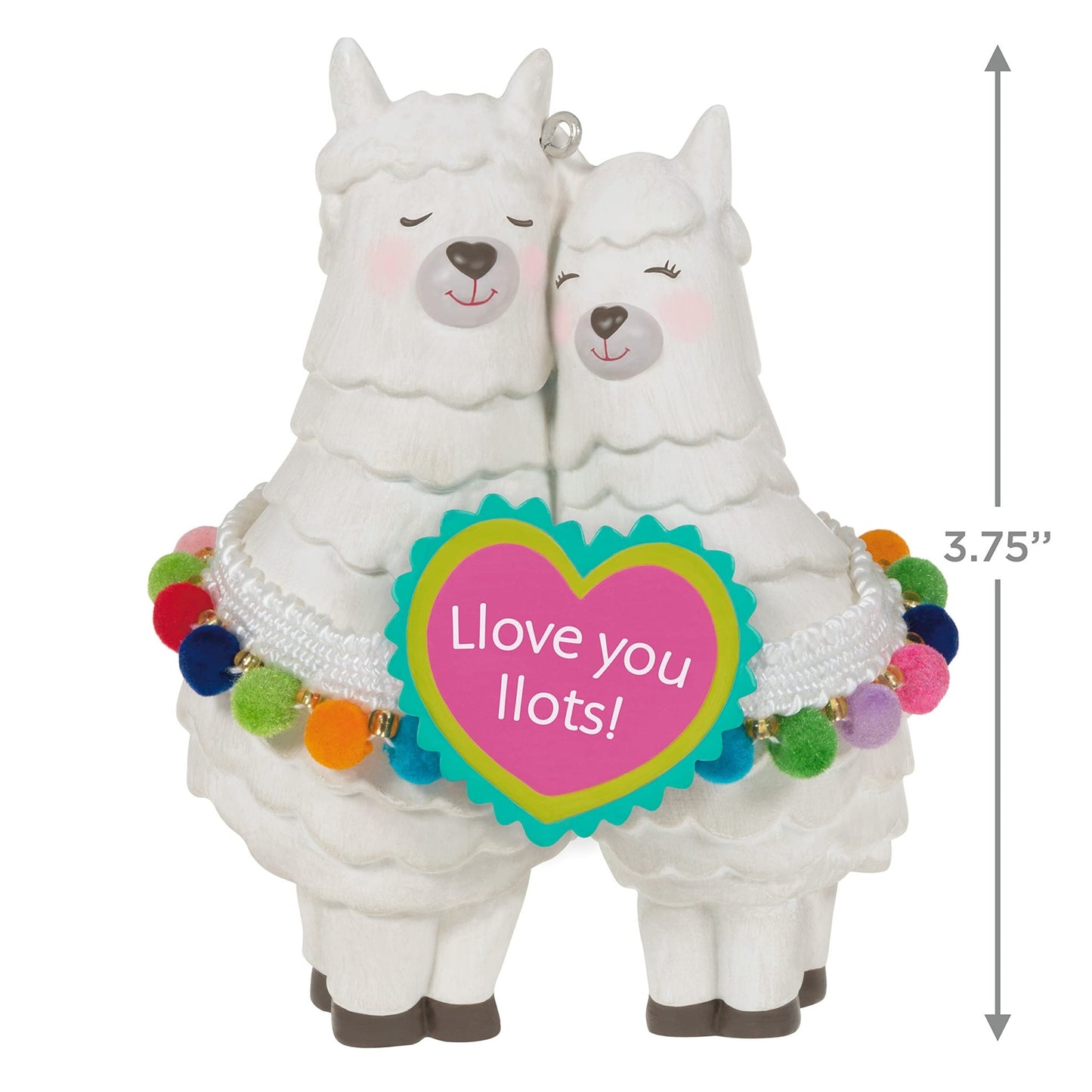 Hallmark Keepsake Christmas Ornament 2021, LLove You Llots Llama Couple