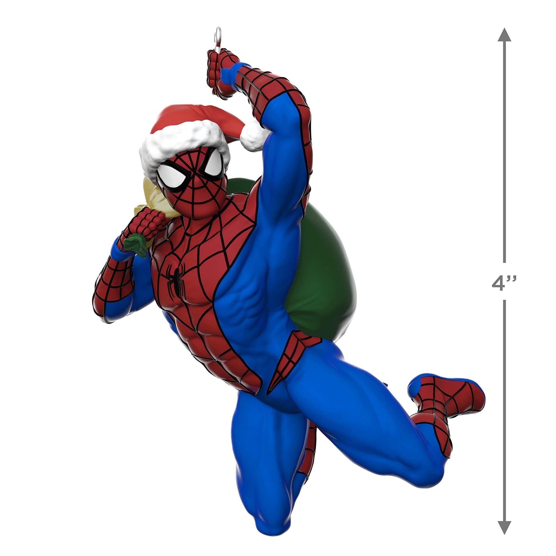 Hallmark Keepsake Christmas Ornament 2021, Marvel Spider - Man in The Holiday Swing