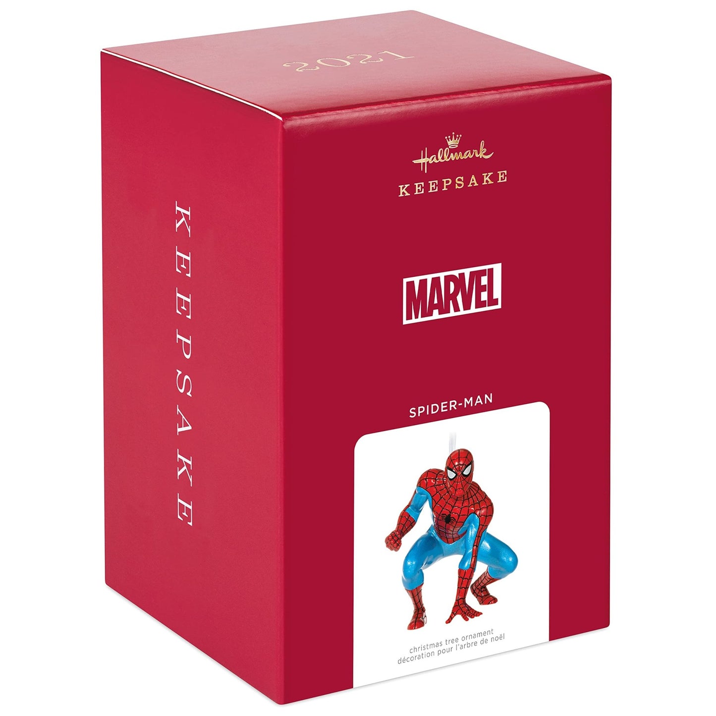 Hallmark Keepsake Christmas Ornament 2021, Marvel Spider - Man, Metal