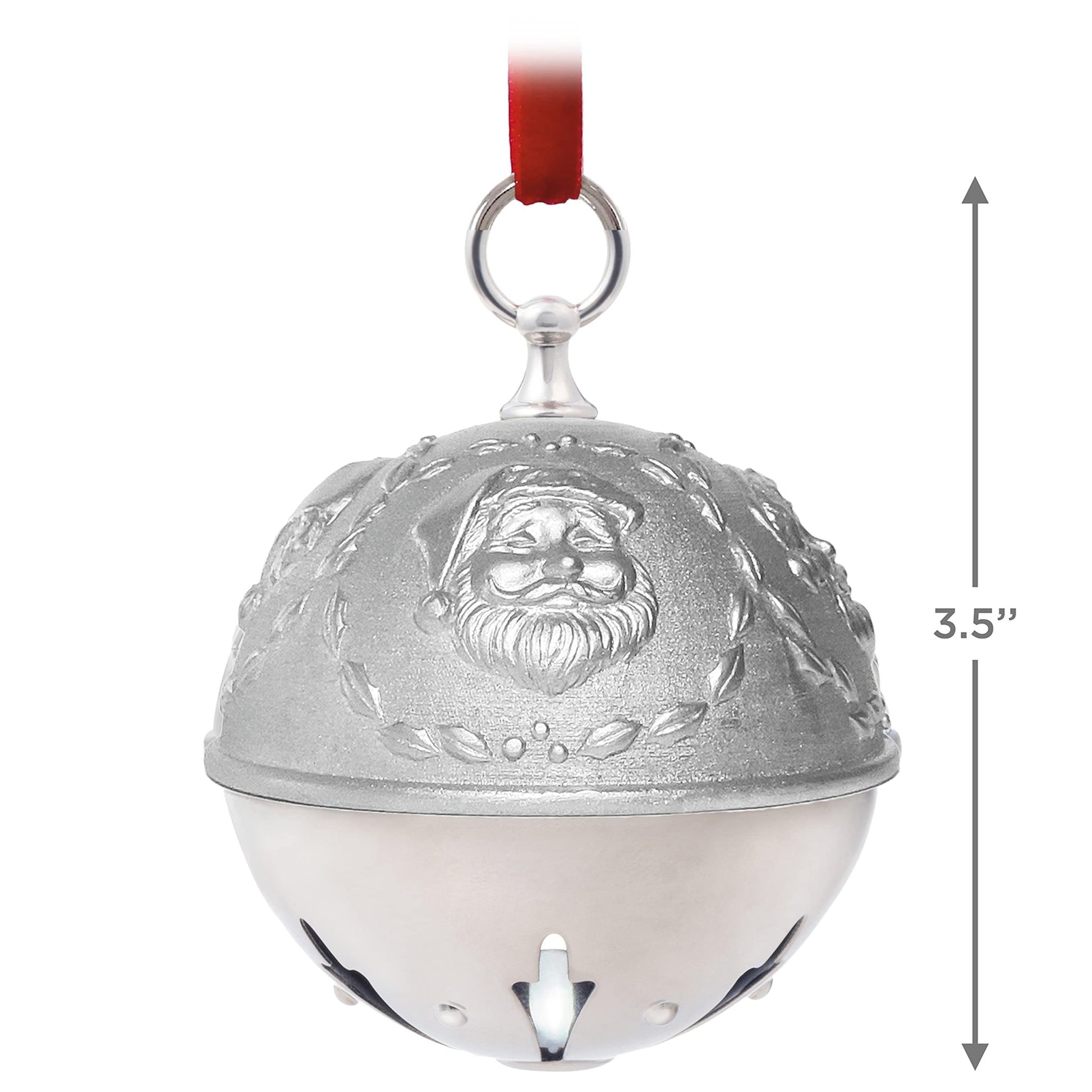 Hallmark Keepsake Christmas Ornament 2021, Ring in The Season Santa's Expressions, Bell Metal