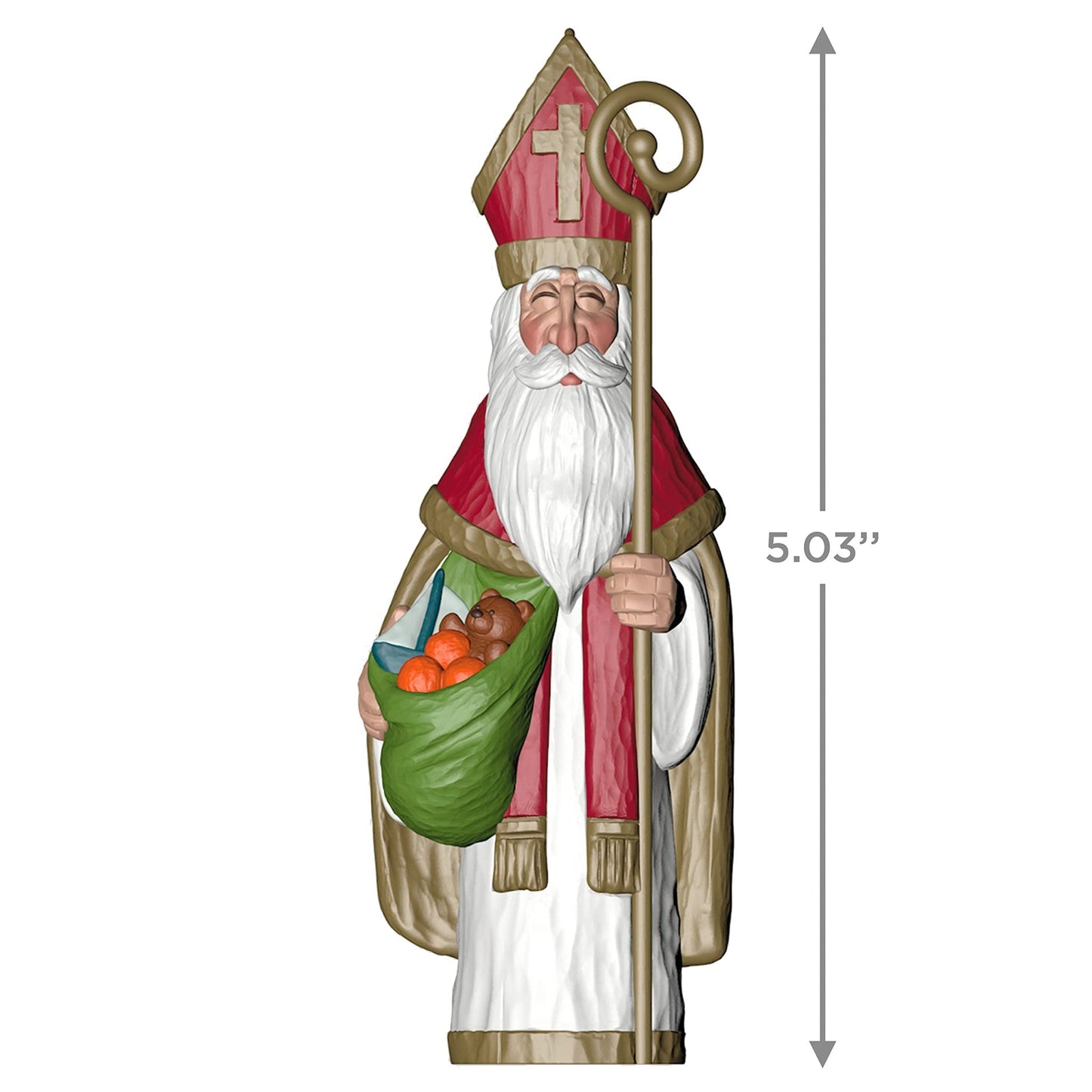 Hallmark Keepsake Christmas Ornament 2021, Saint Nicholas