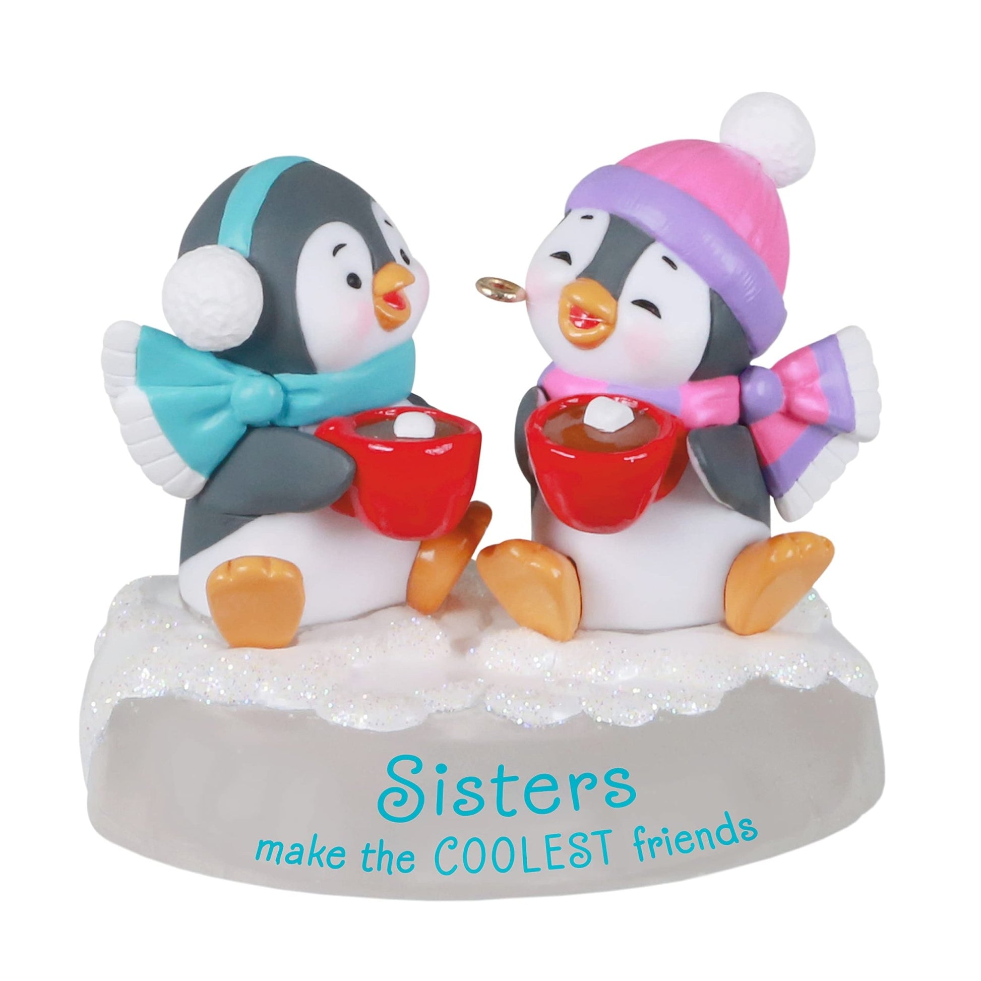 Hallmark Keepsake Christmas Ornament 2021, Sisters and Friends Penguins