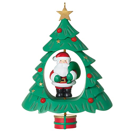 Hallmark Keepsake Christmas Ornament 2021, Spinning Santa, Motion