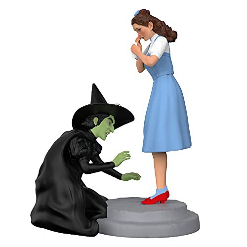 Hallmark Keepsake Christmas Ornament 2021, The Wizard of Oz Wicked Witch of The West and Dorothy Give Me Those Slippers!