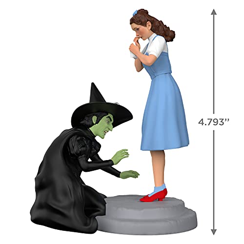 Hallmark Keepsake Christmas Ornament 2021, The Wizard of Oz Wicked Witch of The West and Dorothy Give Me Those Slippers!