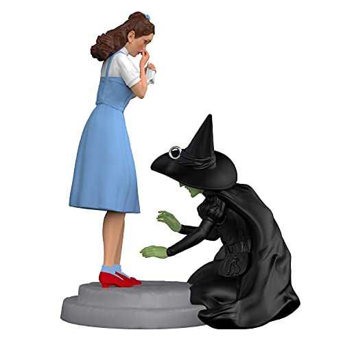 Hallmark Keepsake Christmas Ornament 2021, The Wizard of Oz Wicked Witch of The West and Dorothy Give Me Those Slippers!