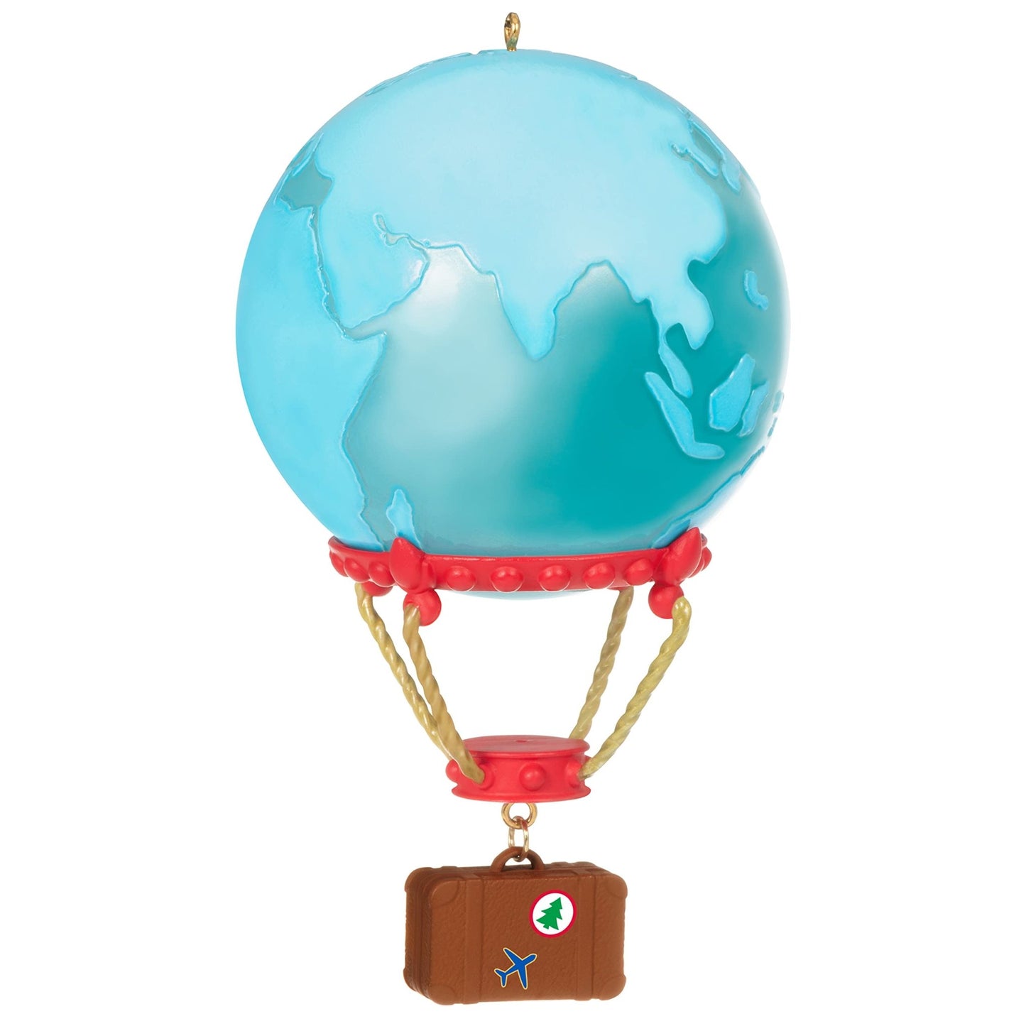 Hallmark Keepsake Christmas Ornament 2021, Up and Away Globe Hot Air Balloon Travel