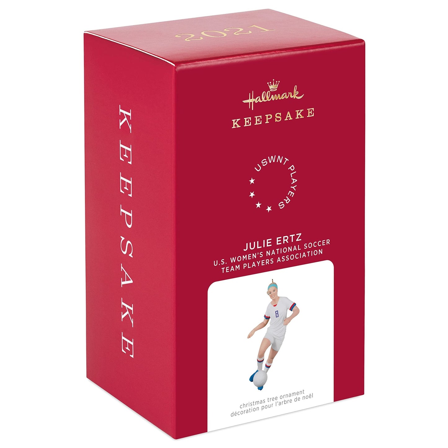 Hallmark Keepsake Christmas Ornament 2021, U.S. Women's National Soccer Team Players Association Julie Ertz